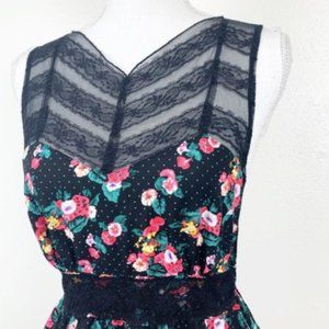 Floral XS Free People Tank